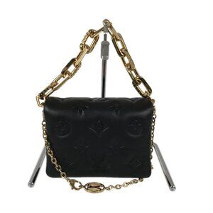 LOUIS VUITTON Monogram Embossed Coussin Belt Bag M81125 Hand bag